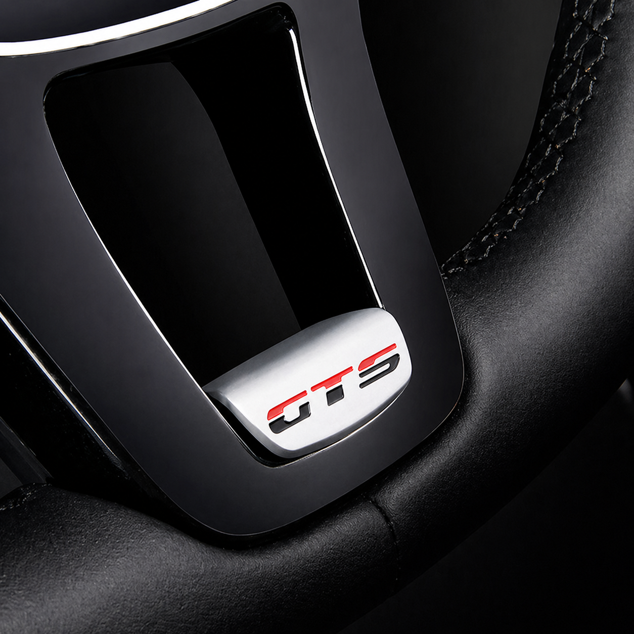 Метална Емблема GTS за волан – лепяща GTS