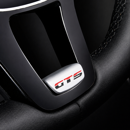 Метална Емблема GTS за волан – лепяща GTS