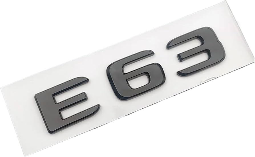 Емблема Mercedes E-Class за Заден Капак Черна - лак