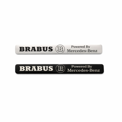 BRABUS Powered by Mercedes-Benz метална емблема 10.7×1.3 см