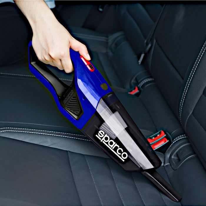 Автомобилна прахосмукачка Sparco SPV1305 – 12V, 90W, с HEPA филтър и 4 приставки