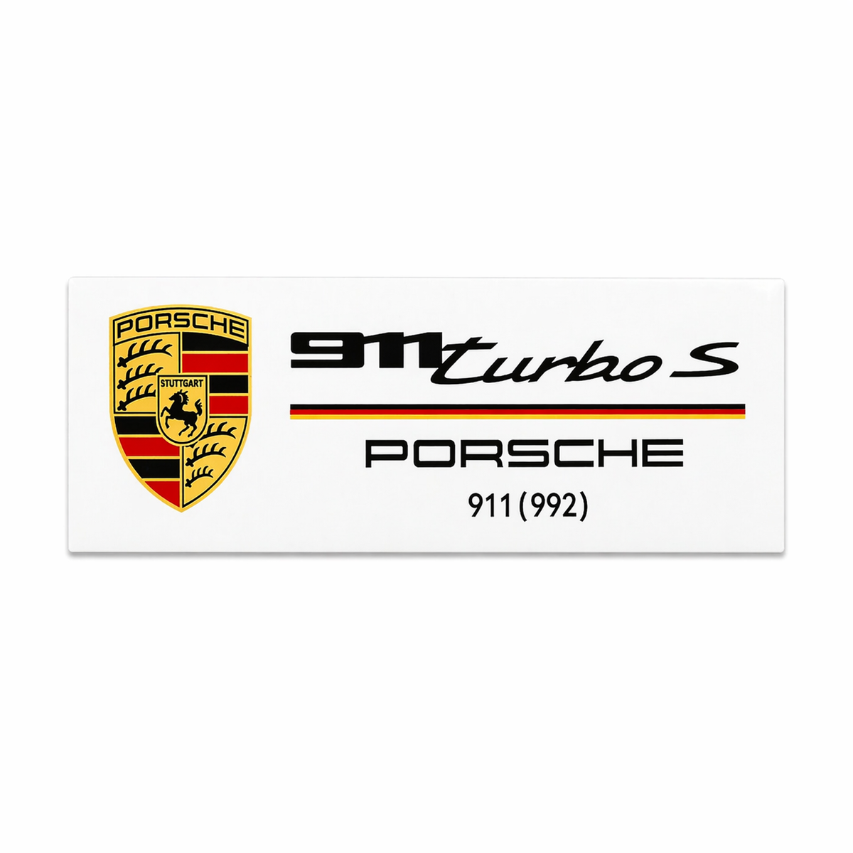 Декоративна автомобилна табелка Porsche – стилен дизайн 5