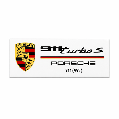 Декоративна автомобилна табелка Porsche – стилен дизайн 5
