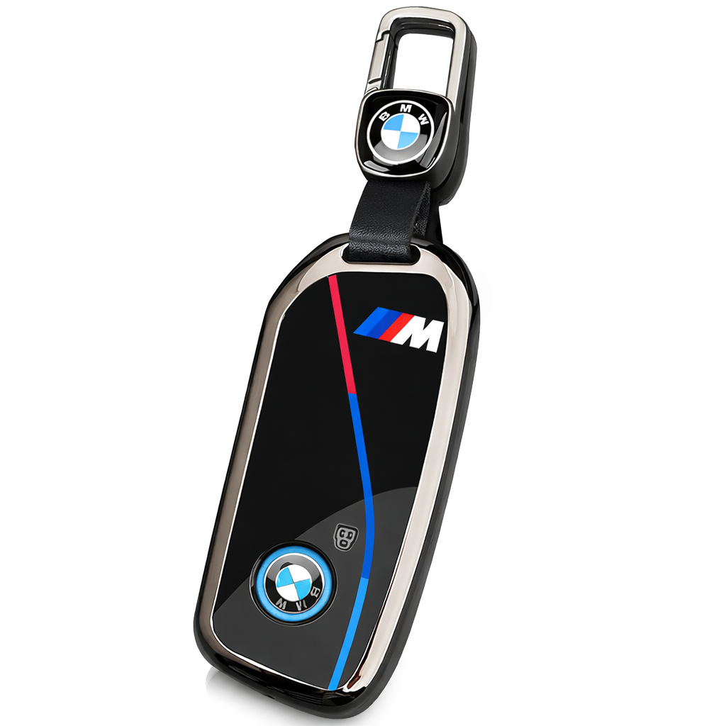 Калъф за ключ BMW M – метален корпус със стъклен гръб + ключодържател