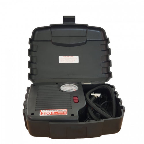 Автомобилен компресор за гуми в куфар HL-121 – 12V, 250 PSI / 18 Bar