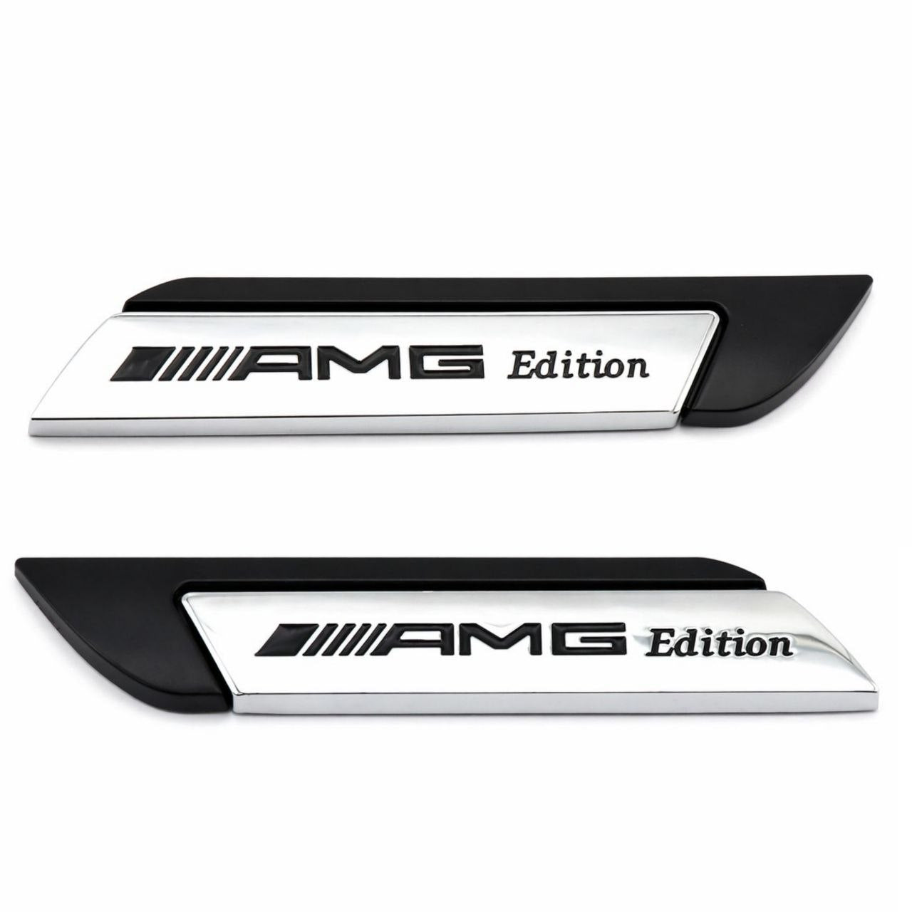 AMG Edition Емблеми за Калник – Метален Комплект 2 Броя Лява + Дясна