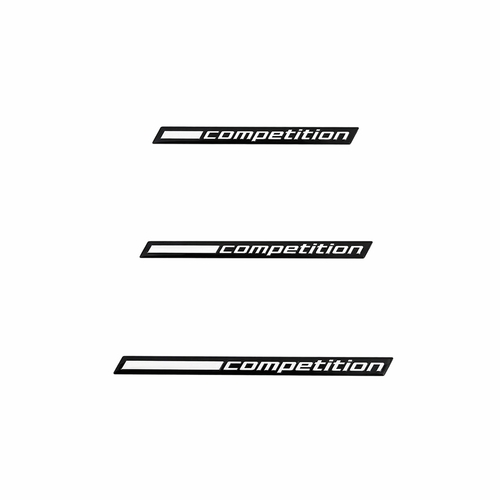 Емблема Competition за автомобил – алуминиева, спортен стил