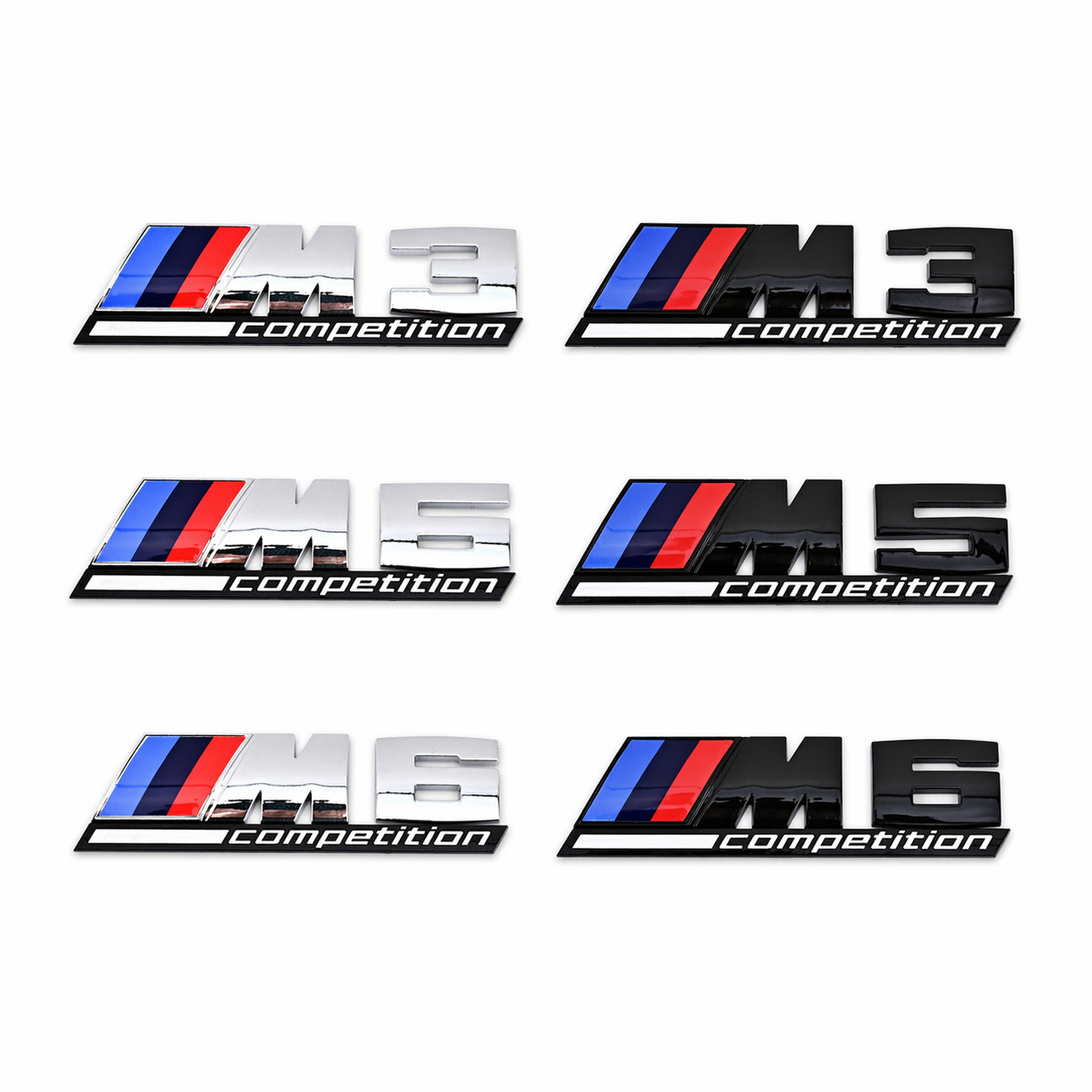 Задна Спортна емблема M3 / M5 / M6 Competition – алуминиева, висок клас