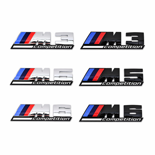 Задна Спортна емблема M3 / M5 / M6 Competition – алуминиева, висок клас