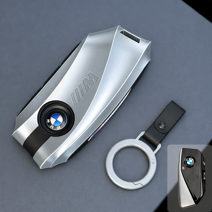 Премиум метален калъф за ключ BMW M – 360° защита СИВ