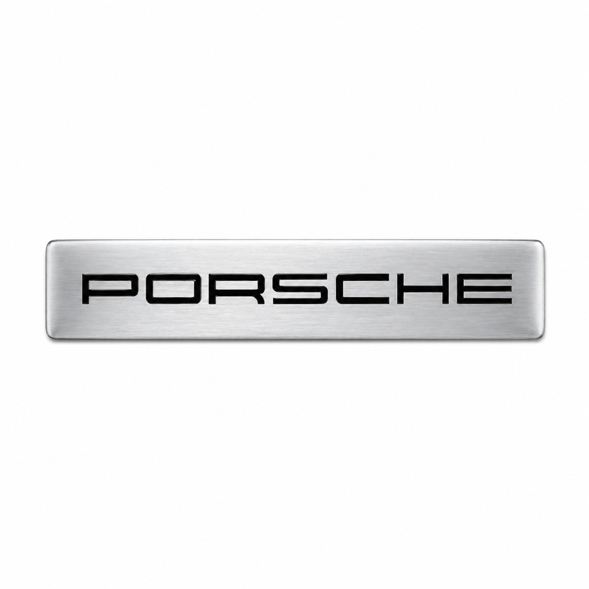 Алуминиева емблема PORSCHE лепяща 8.2 x 1.6 см