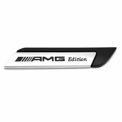 AMG Edition Емблеми за Калник – Метален Комплект 2 Броя Лява + Дясна