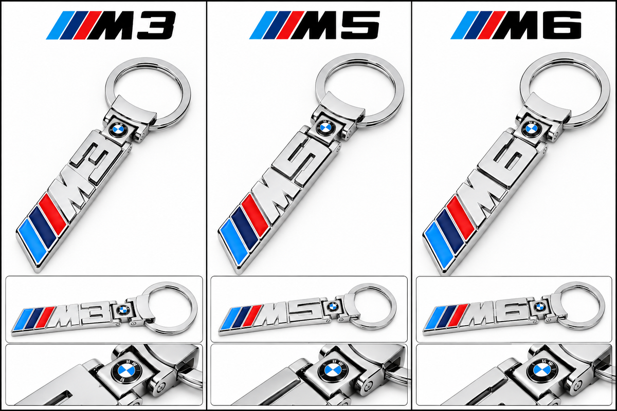 Метален ключодържател BMW M3 / M5 / M6 с M дизайн