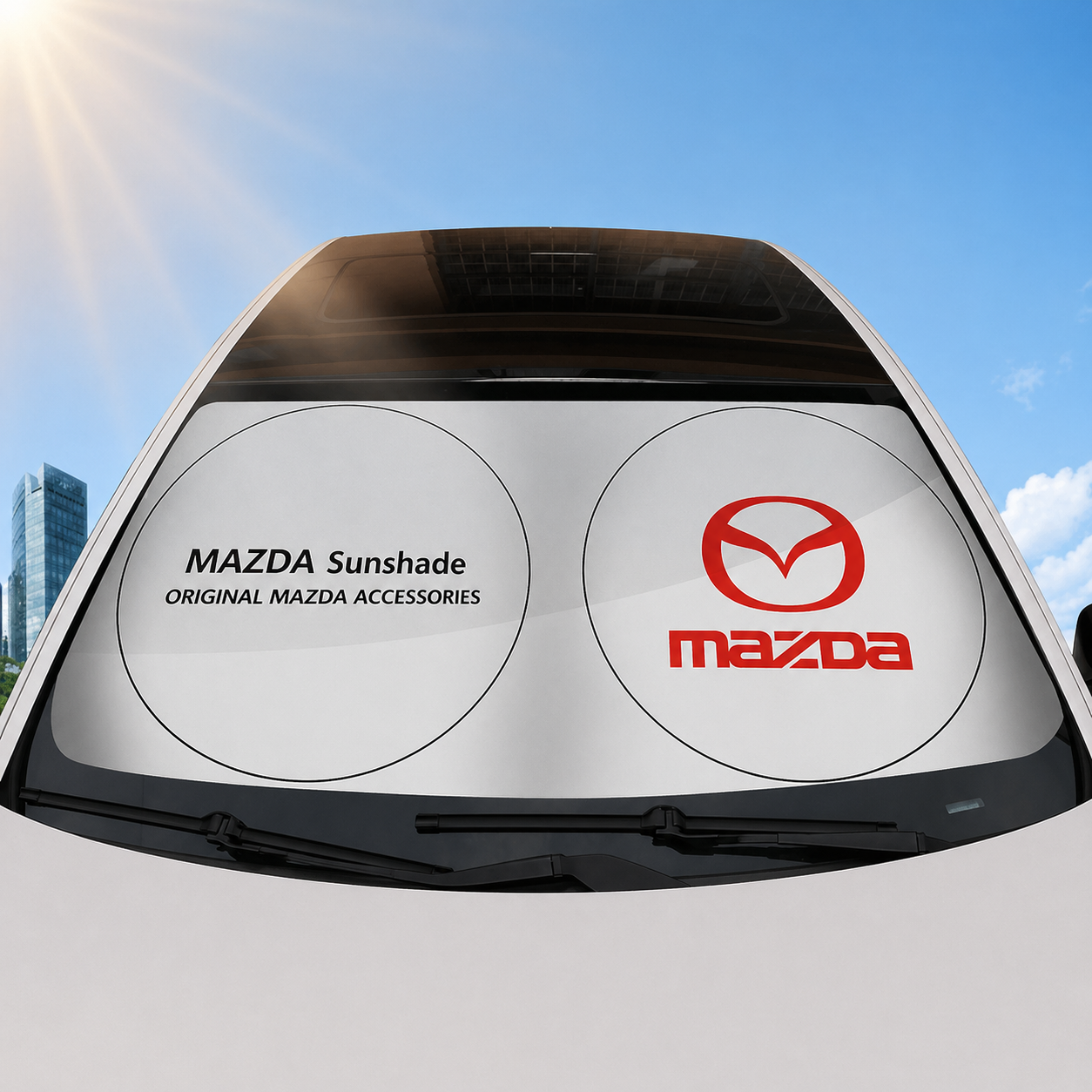 Сенник за предно стъкло MAZDA – защита от слънце и прегряване