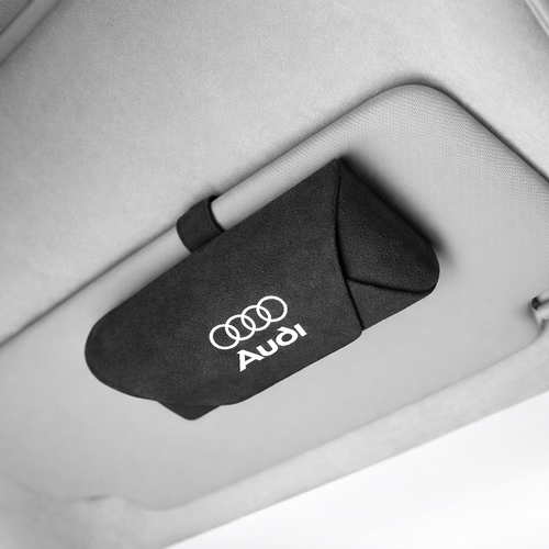 Луксозен автомобилен калъф за очила AUDI – магнитен монтаж за сенник