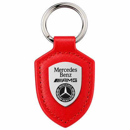 Ключодържател Mercedes-Benz AMG с метална емблема – черен или червен