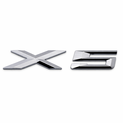 Емблема X3 X5 X6 за BMW – обозначение за заден багажник (самозалепваща) X5