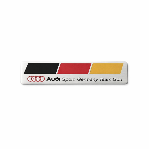 Audi Sport Germany емблема 12×2.6 см алуминиева