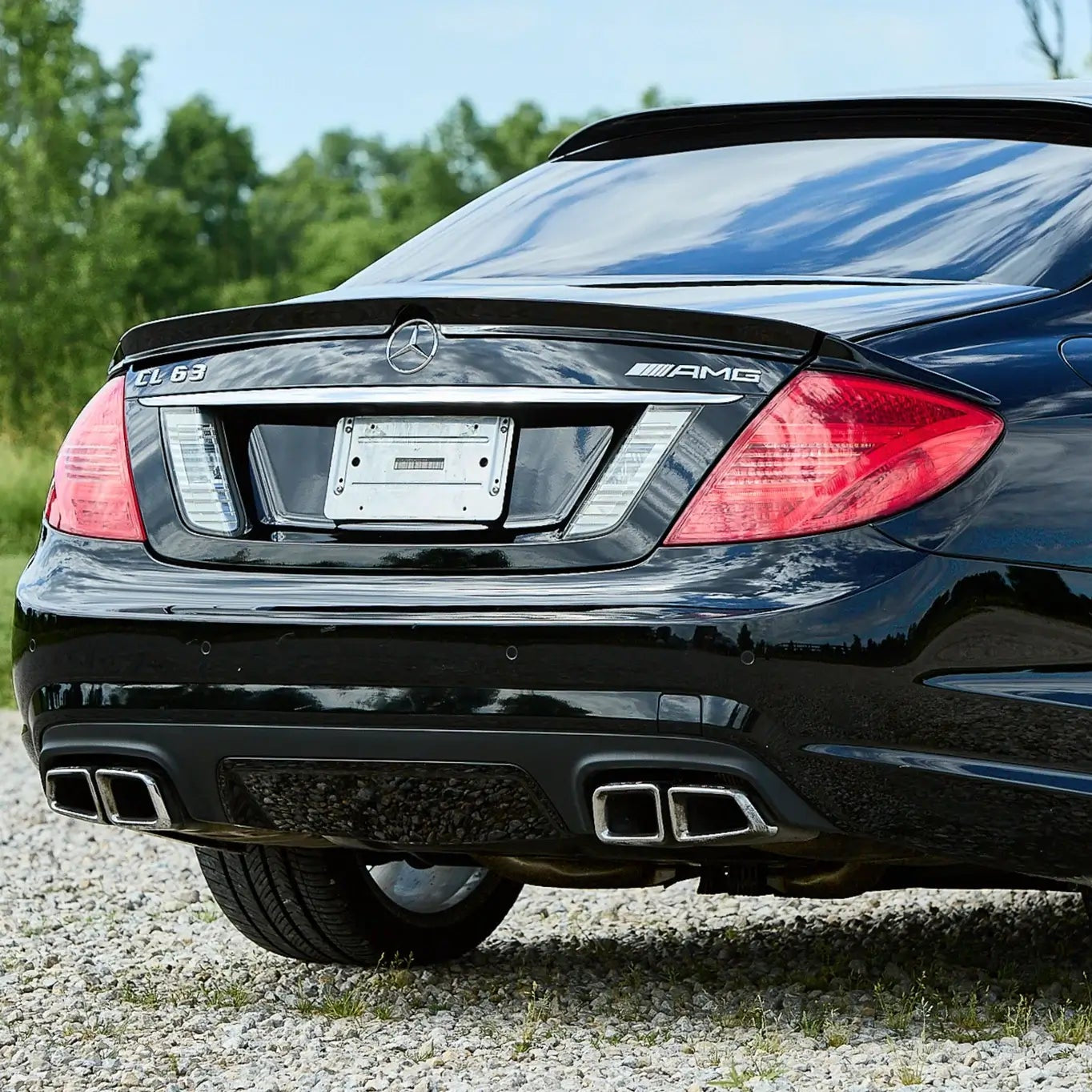 Емблема Mercedes CL-Class за Заден Капак Сребрист хром