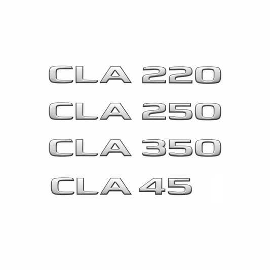 Емблема Mercedes CLA-Class за Заден Капак Сребрист хром CLA45