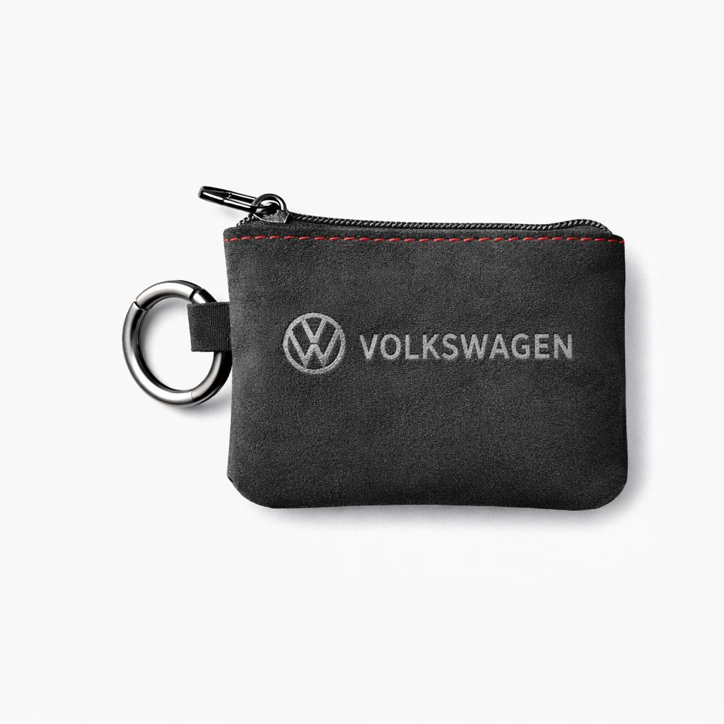 Калъф за ключ Volkswagen от алкантара – компактен и стилен