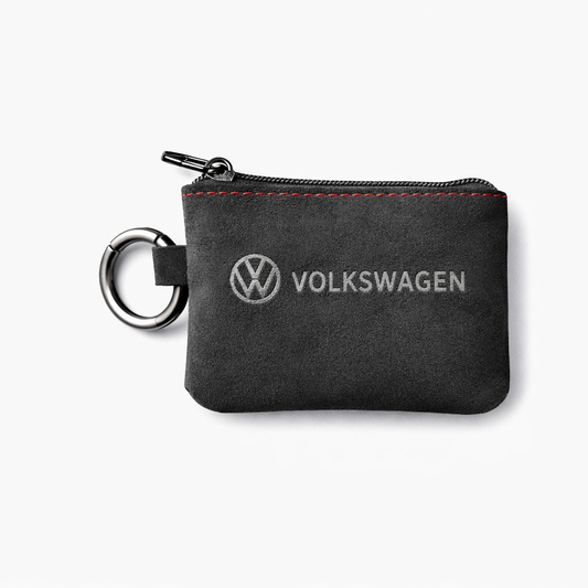 Калъф за ключ Volkswagen от алкантара – компактен и стилен