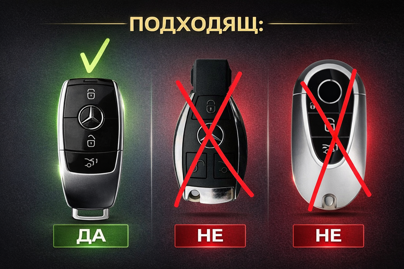 Метален калъф за ключ Mercedes-AMG + ключодържател – премиум защита и спортен стил