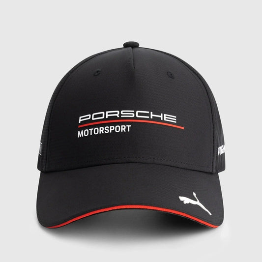 Шапка Porsche Motorsport – стилна спортна шапка (черна/бяла) Black