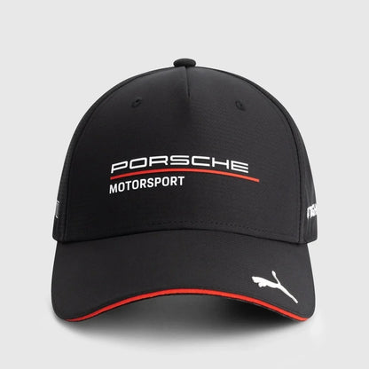 Шапка Porsche Motorsport – стилна спортна шапка (черна/бяла) Черен