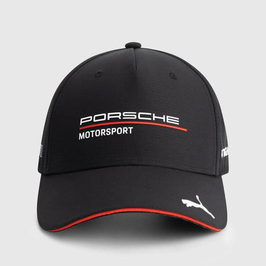 Шапка Porsche Motorsport – стилна спортна шапка (черна/бяла) Черен