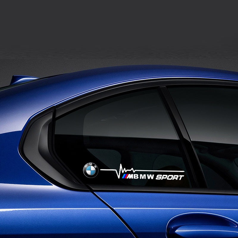 Стикери BMW Motorsport / Performance (сърдечен пулс) – комплект ляв/десен