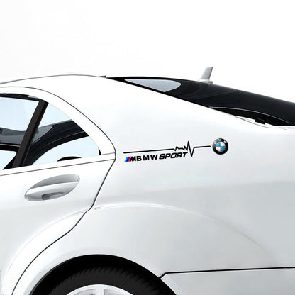 Стикери BMW Motorsport / Performance (сърдечен пулс) – комплект ляв/десен