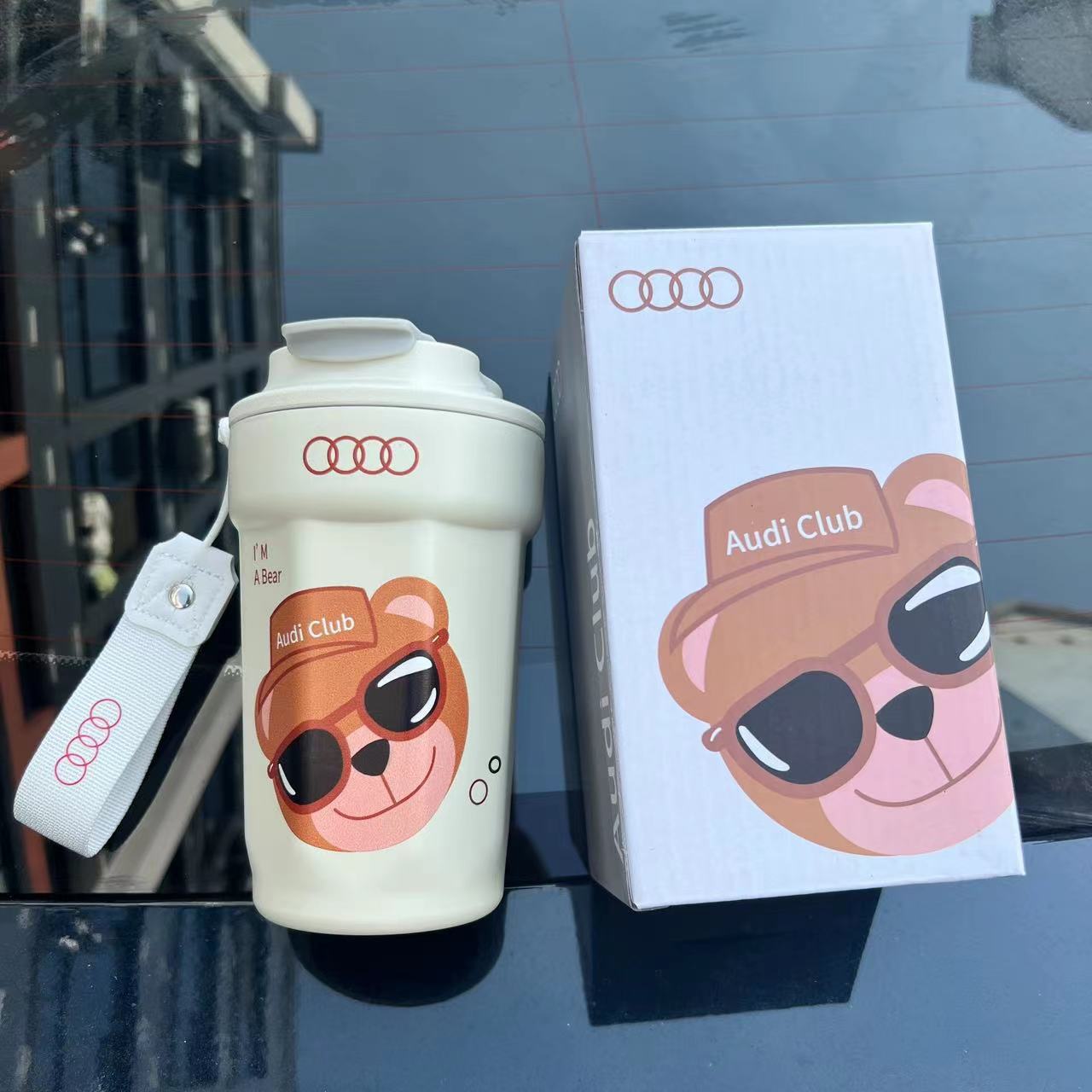 Метален термос AUDI 480ml – 316 Stainless Steel Car Edition