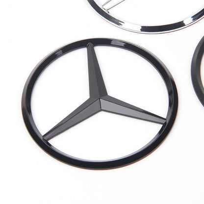 Задна емблема 70мм - 90мм за Mercedes – 3 цвята, стилен дизайн