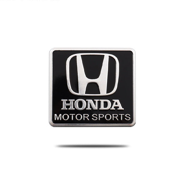 Honda Motor Sports емблема 6×5.5 см ЧЕРЕН