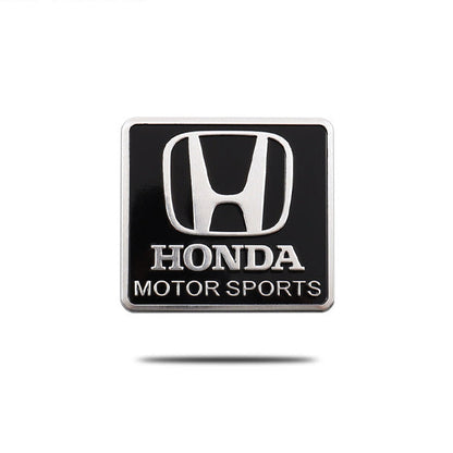 Honda Motor Sports емблема 6×5.5 см ЧЕРЕН