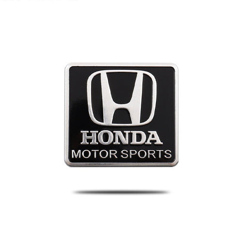 Honda Motor Sports емблема 6×5.5 см ЧЕРЕН