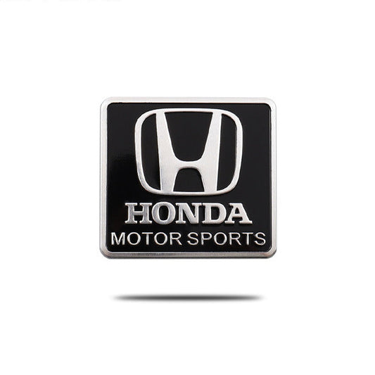 Honda Motor Sports емблема 6×5.5 см ЧЕРЕН