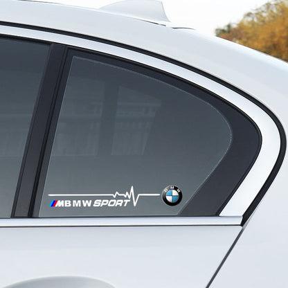 Стикери BMW Motorsport / Performance (сърдечен пулс) – комплект ляв/десен