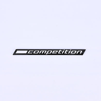 Емблема Competition за автомобил – алуминиева, спортен стил 10.3mm