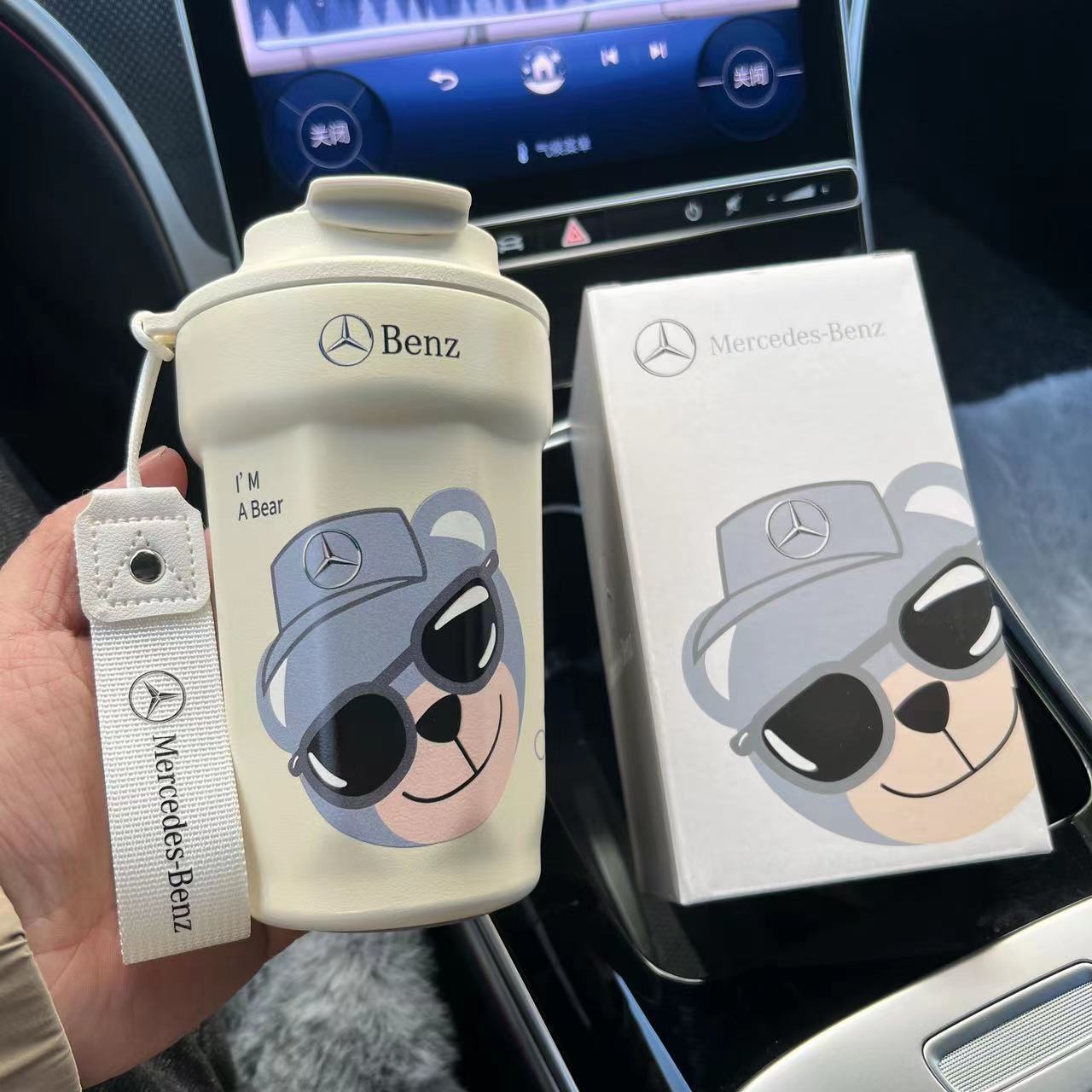 Метален термос MERCEDES 480ml – 316 Stainless Steel Car Edition