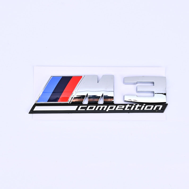 Задна Спортна емблема M3 / M5 / M6 Competition – алуминиева, висок клас M3 сива