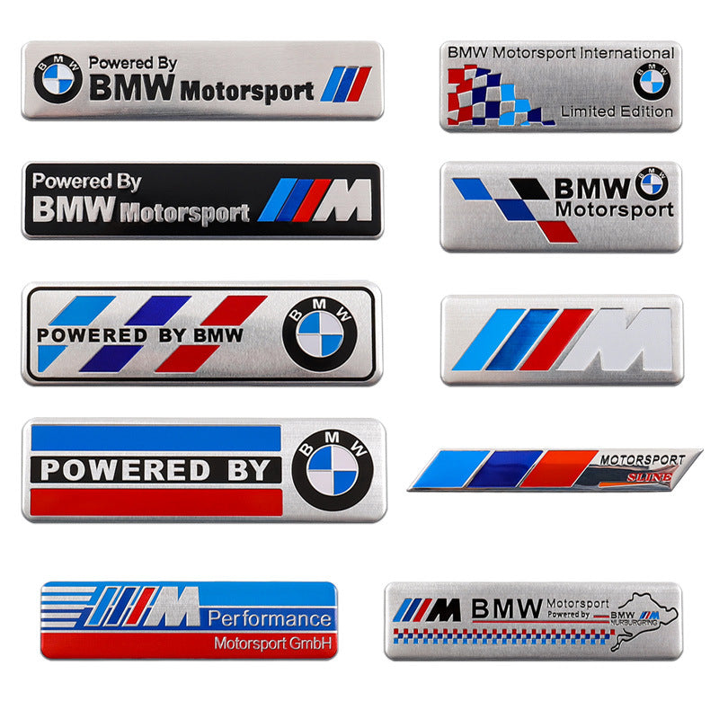 Емблема BMW – алуминиева табелка самозалепваща