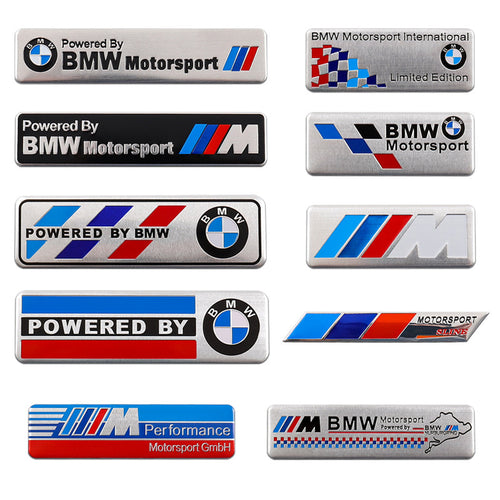 Алуминиеви емблеми BMW M / Motorsport / Performance
