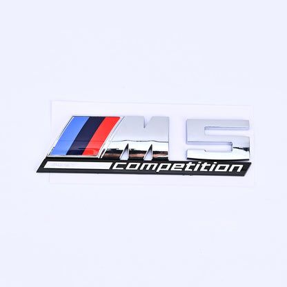 Задна Спортна емблема M3 / M5 / M6 Competition – алуминиева, висок клас М5 сива