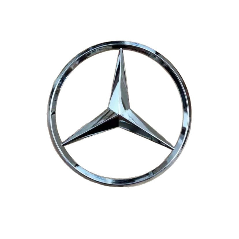 Задна емблема 70мм - 90мм за Mercedes – 3 цвята, стилен дизайн