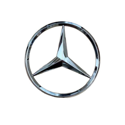 Задна емблема 70мм - 90мм за Mercedes – 3 цвята, стилен дизайн