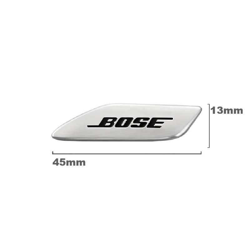 Мини алуминиева емблема BOSE за тонколони 45мм х 13мм