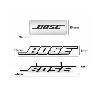 Алуминиева емблема BOSE за тонколони – 3 размера