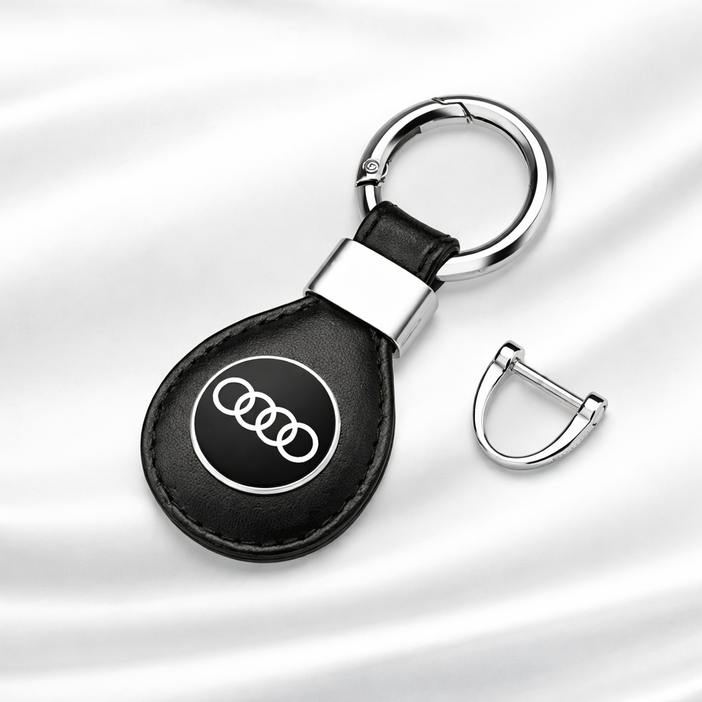 Луксозен кожен ключодържател Audi – стил и здравина